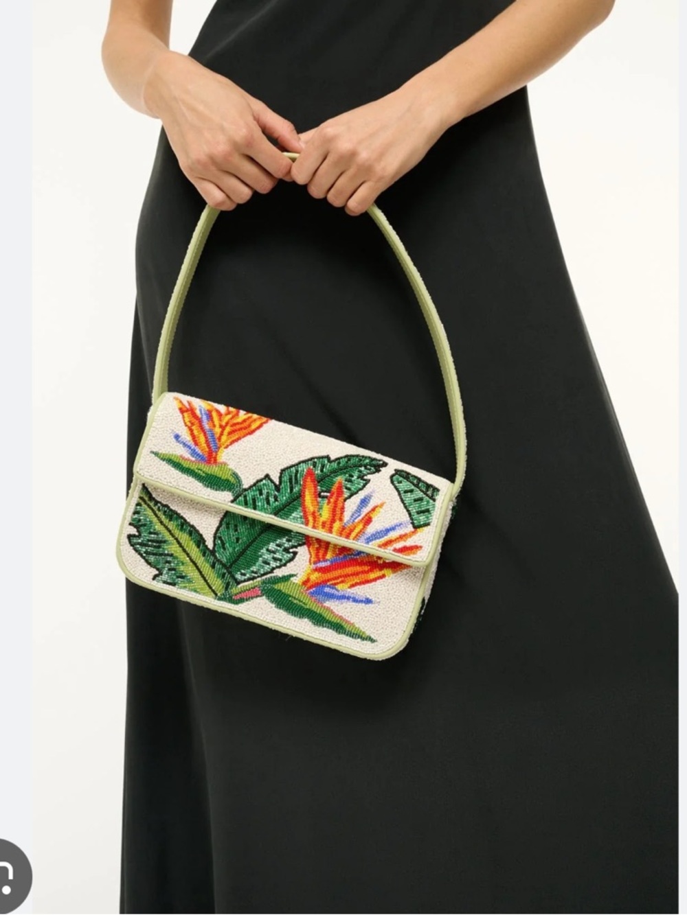 STAUD Tommy Beaded Bag, Birds of Paradise - Picture 3 of 10